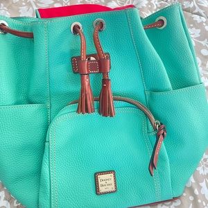 Pebble leather grain texture, water resistant, everyday, durable backpack!